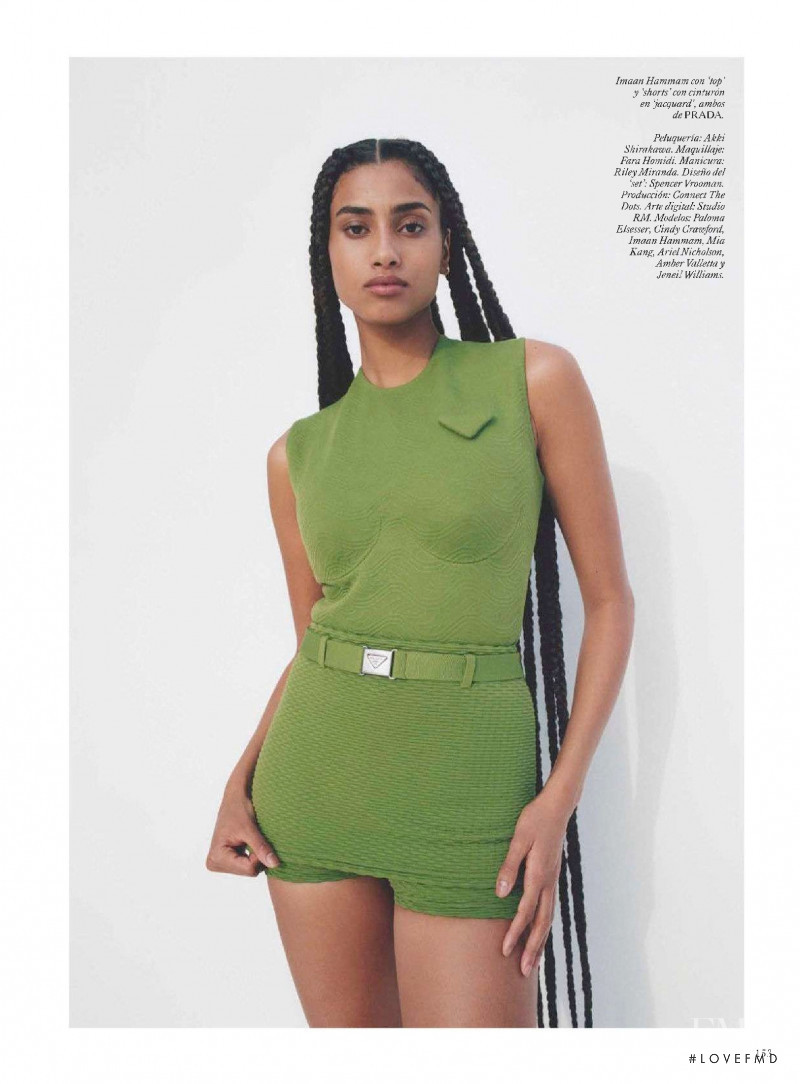 Imaan Hammam featured in Epica Corporal, March 2022