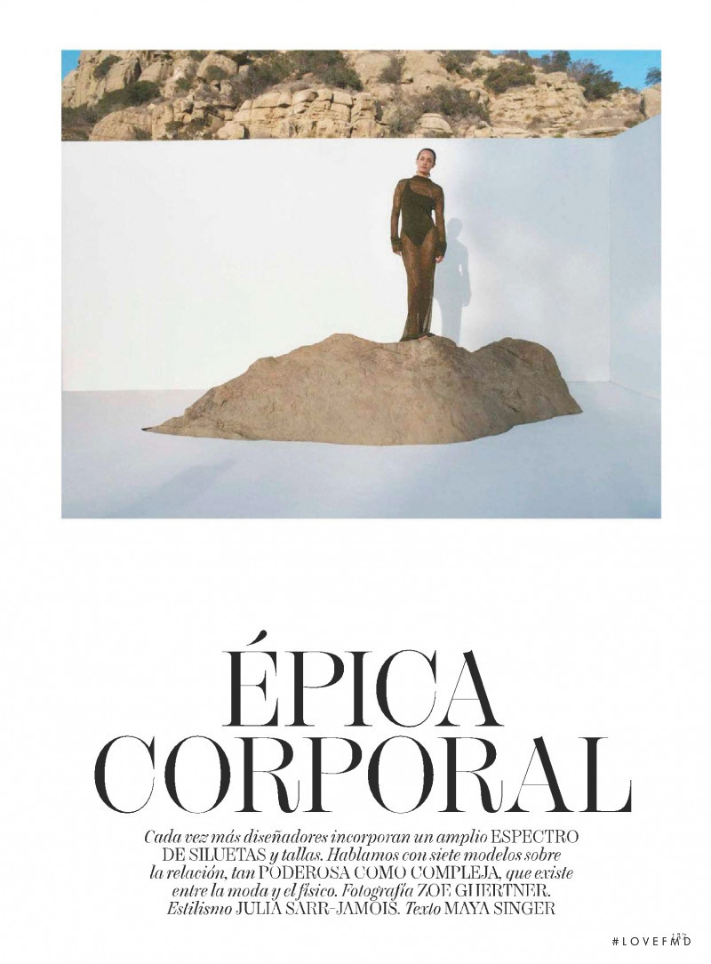 Amber Valletta featured in Epica Corporal, March 2022