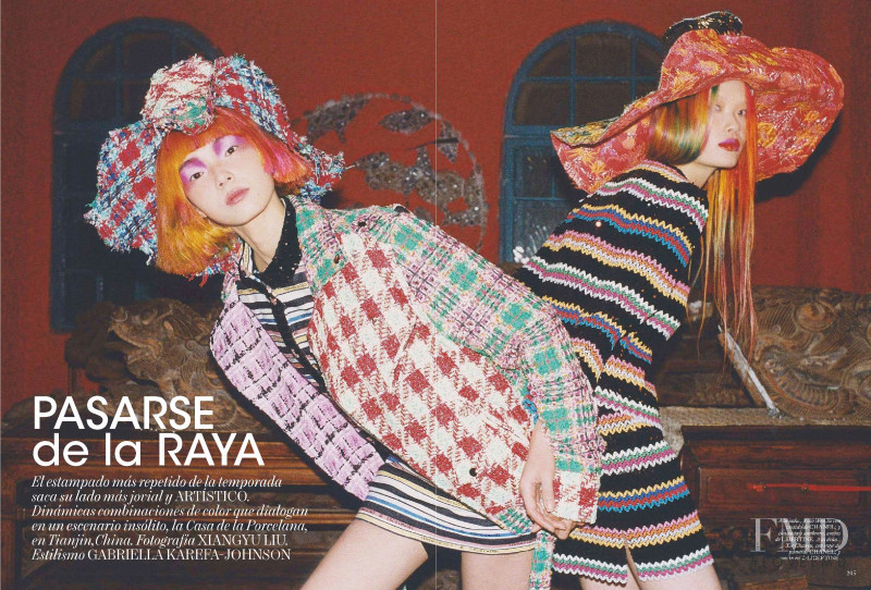 Xiao Wen Ju featured in Pasarse de la Raya, March 2022