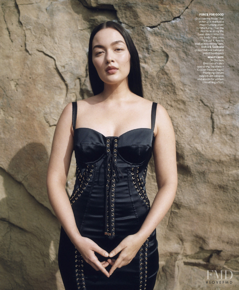 Mia Kang featured in Body Language, March 2022