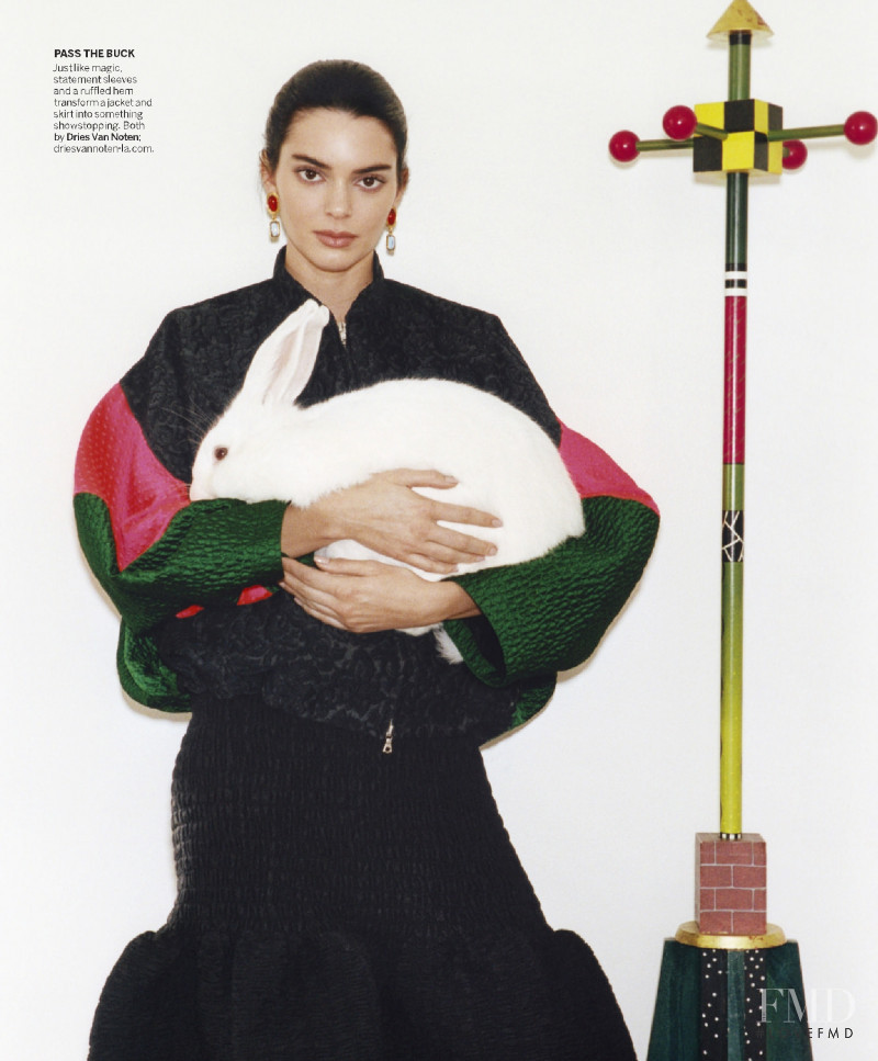 Kendall Jenner featured in Simple Pleasure, March 2022