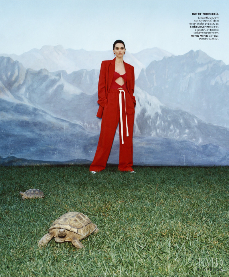 Kendall Jenner featured in Simple Pleasure, March 2022