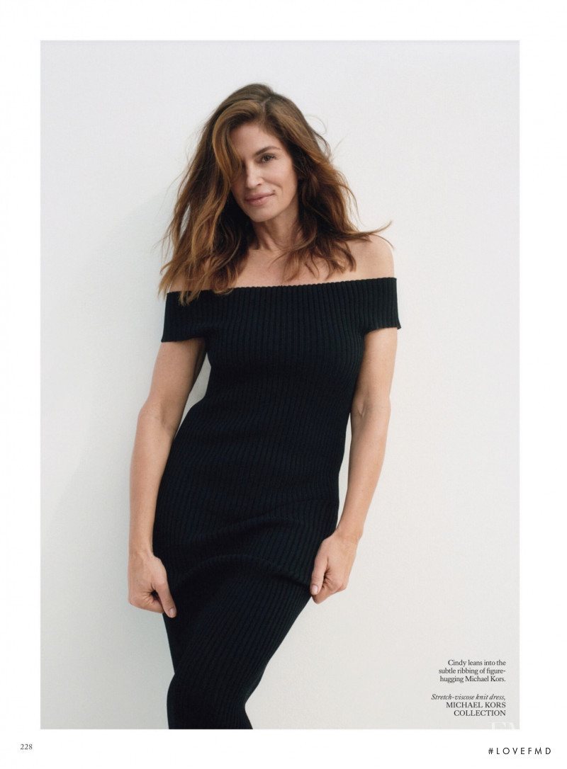 Cindy Crawford featured in Contours De Force, March 2022