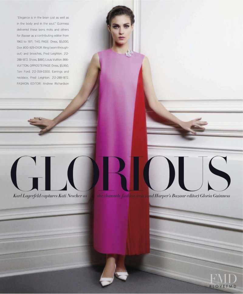 Kati Nescher featured in Glorious, March 2013