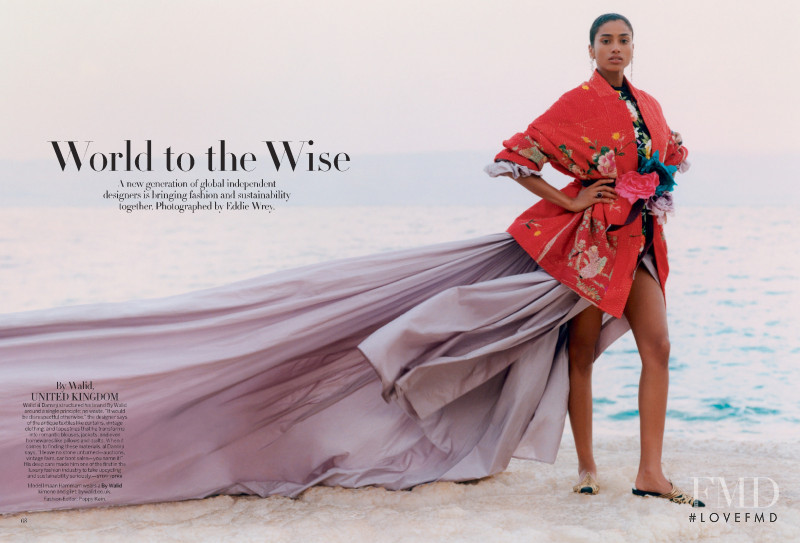 Imaan Hammam featured in World to the Wise, January 2022