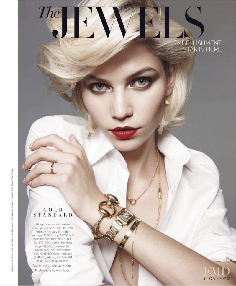 Aline Weber featured in The Jewels, March 2013