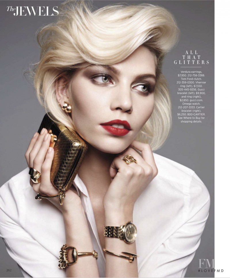 Aline Weber featured in The Jewels, March 2013