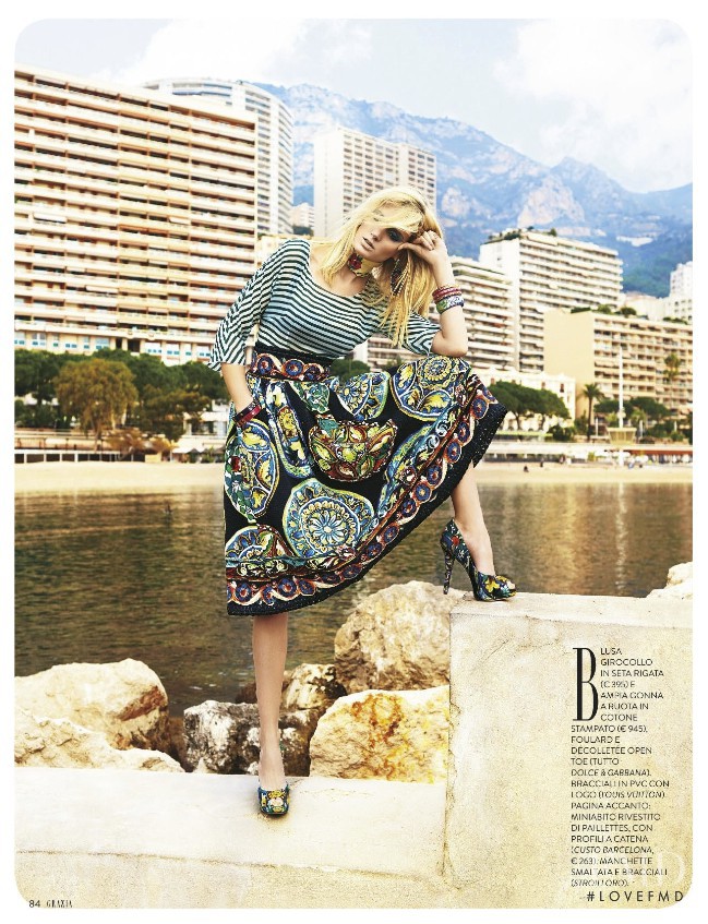 Fanny François featured in Montecarlo Style, February 2013