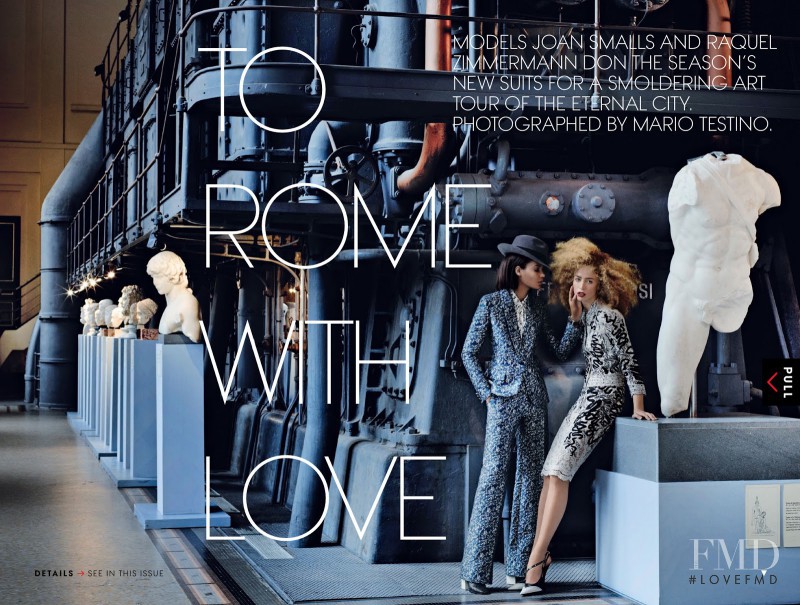 Raquel Zimmermann featured in To Rome With Love, March 2013