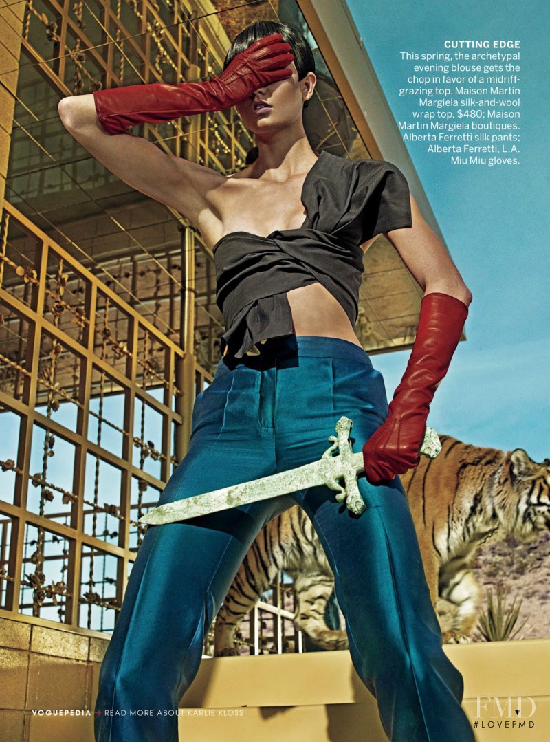 Karlie Kloss featured in On The Prowl, March 2013