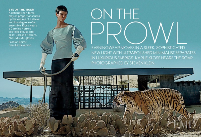 Karlie Kloss featured in On The Prowl, March 2013