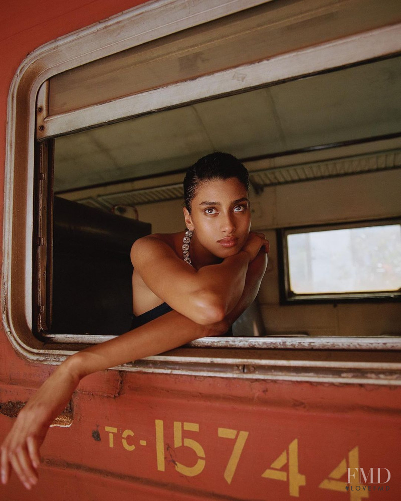 Imaan Hammam featured in Sunny Escapes, May 2022