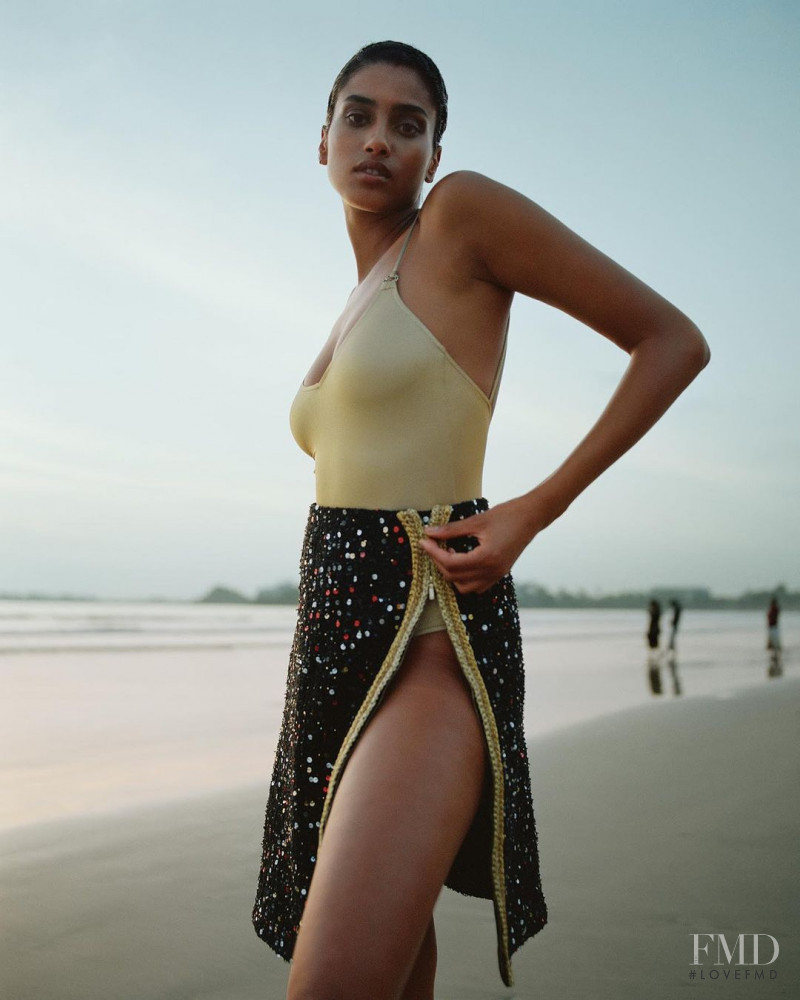 Imaan Hammam featured in Sunny Escapes, May 2022