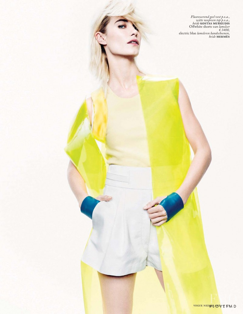 Delfine Bafort featured in Crazy Colours, March 2013