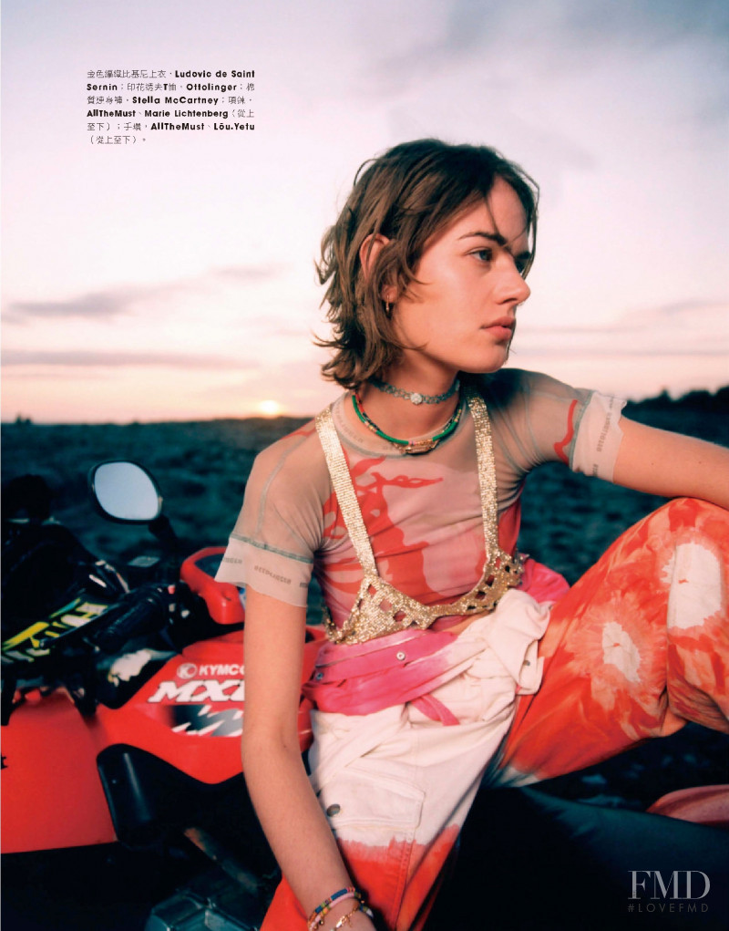 Celine Bouly featured in Hippie Girl, July 2021