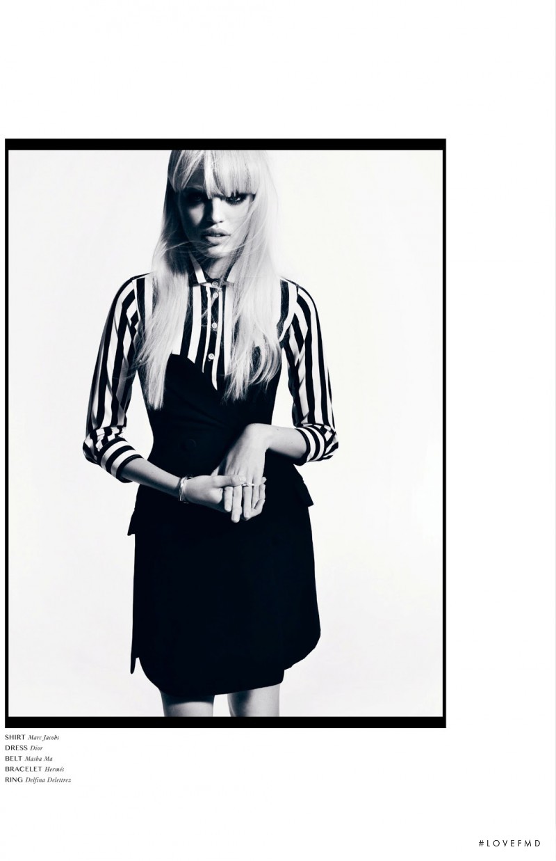 Daphne Groeneveld featured in Black N\'White, March 2013