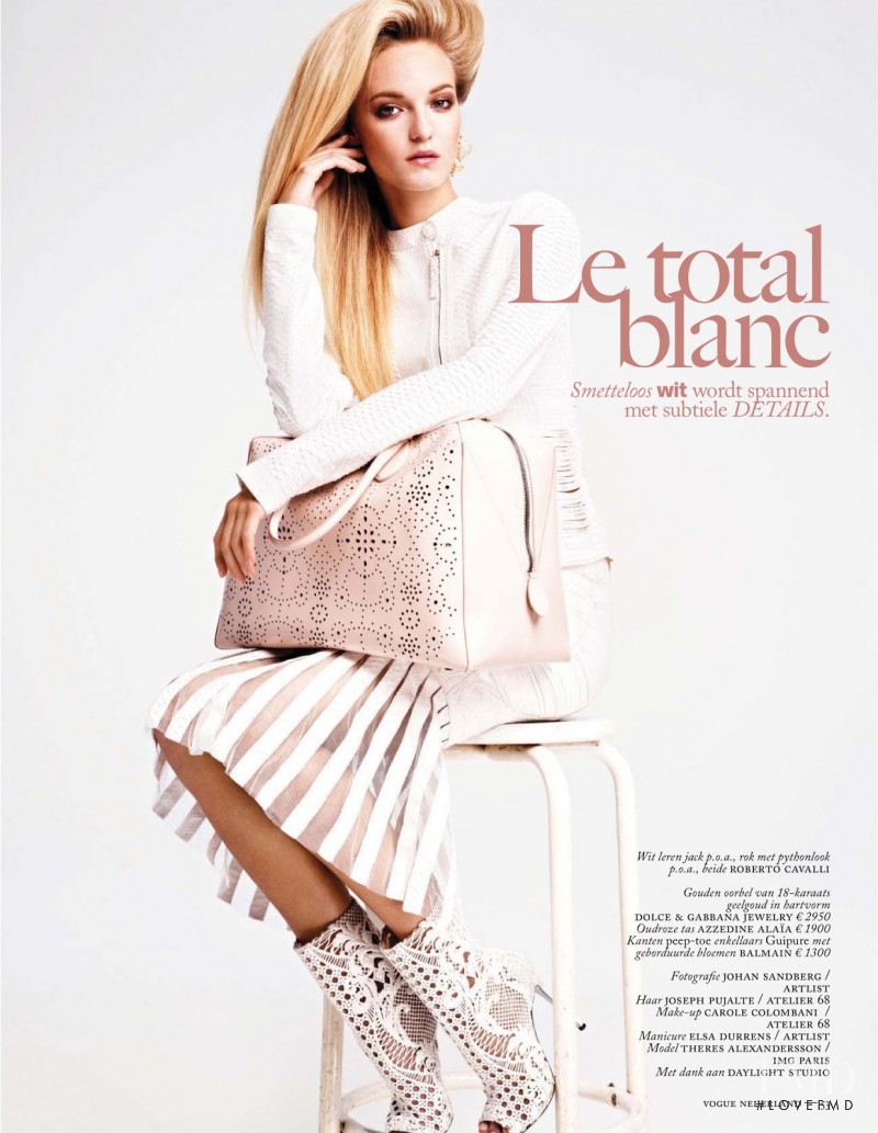 Theres Alexandersson featured in Vogue Trend Update, March 2013