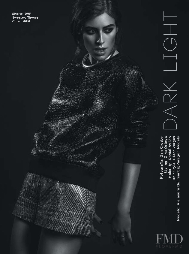 Alejandra Guilmant featured in Dark Light, April 2014