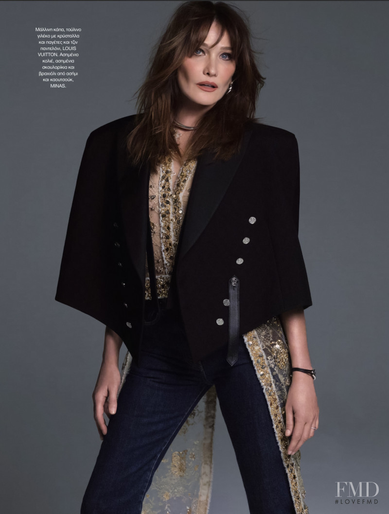 Carla Bruni featured in Plus One, April 2022