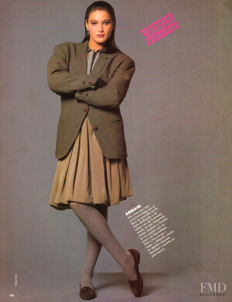 Carla Bruni featured in Toque Italiano, September 1987