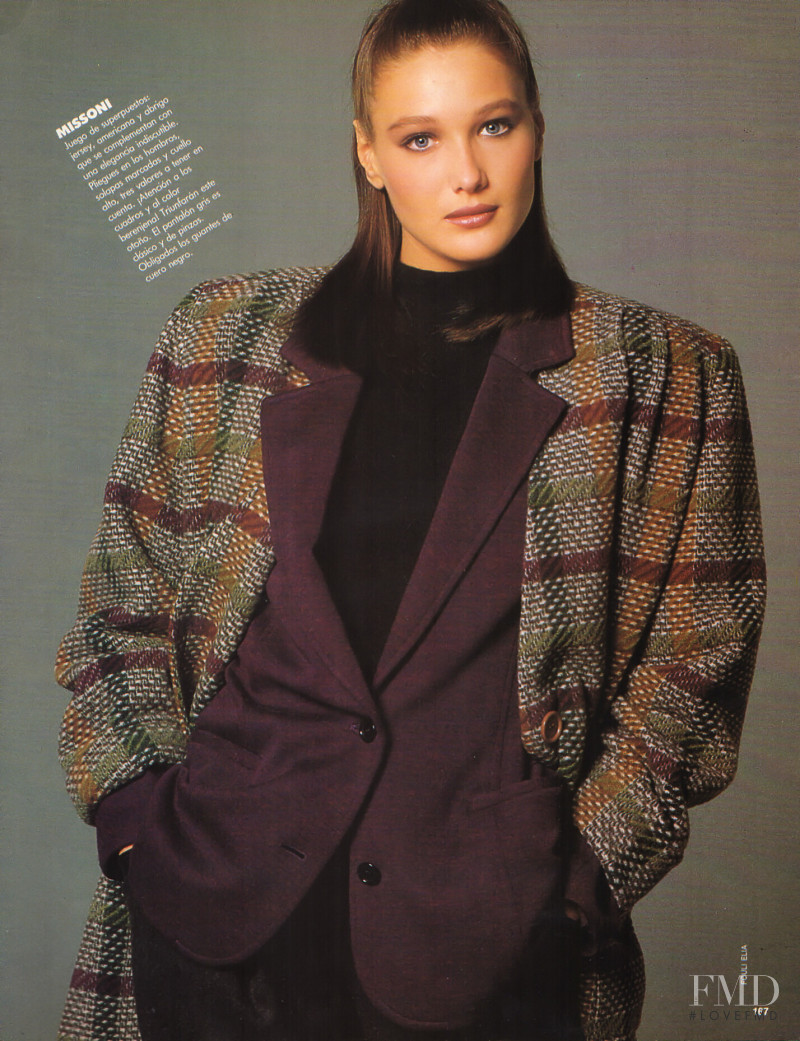 Carla Bruni featured in Toque Italiano, September 1987