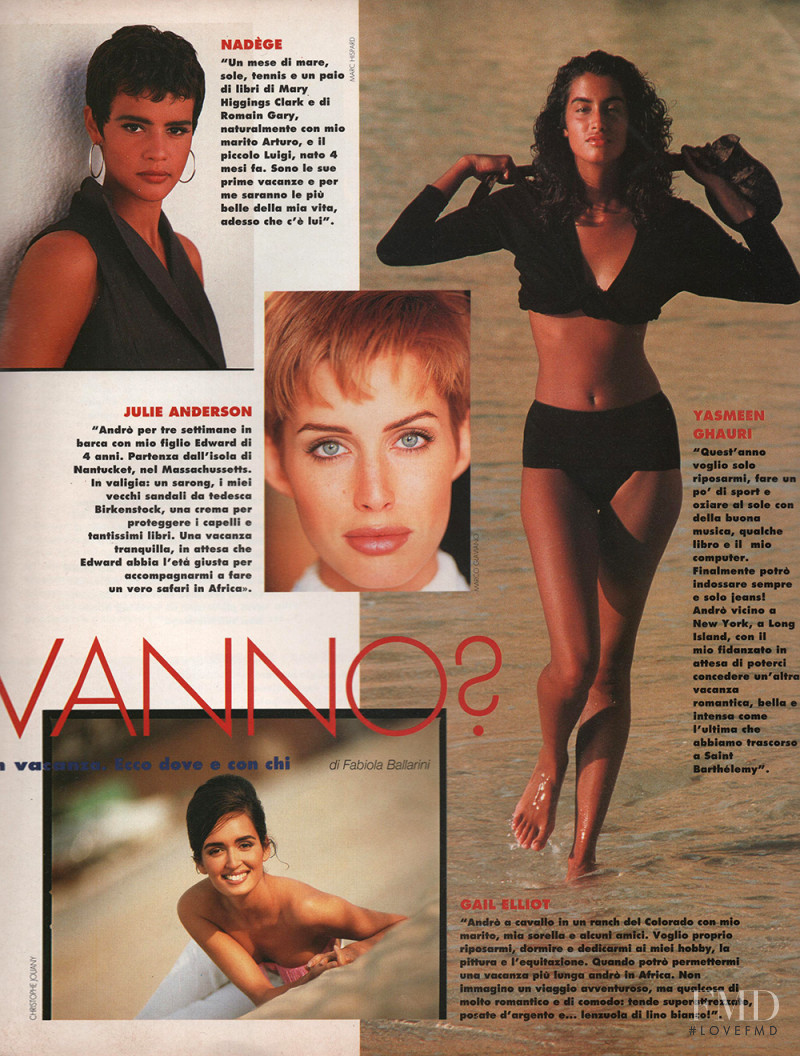 Gail Elliott featured in Dove Vanno?, August 1994