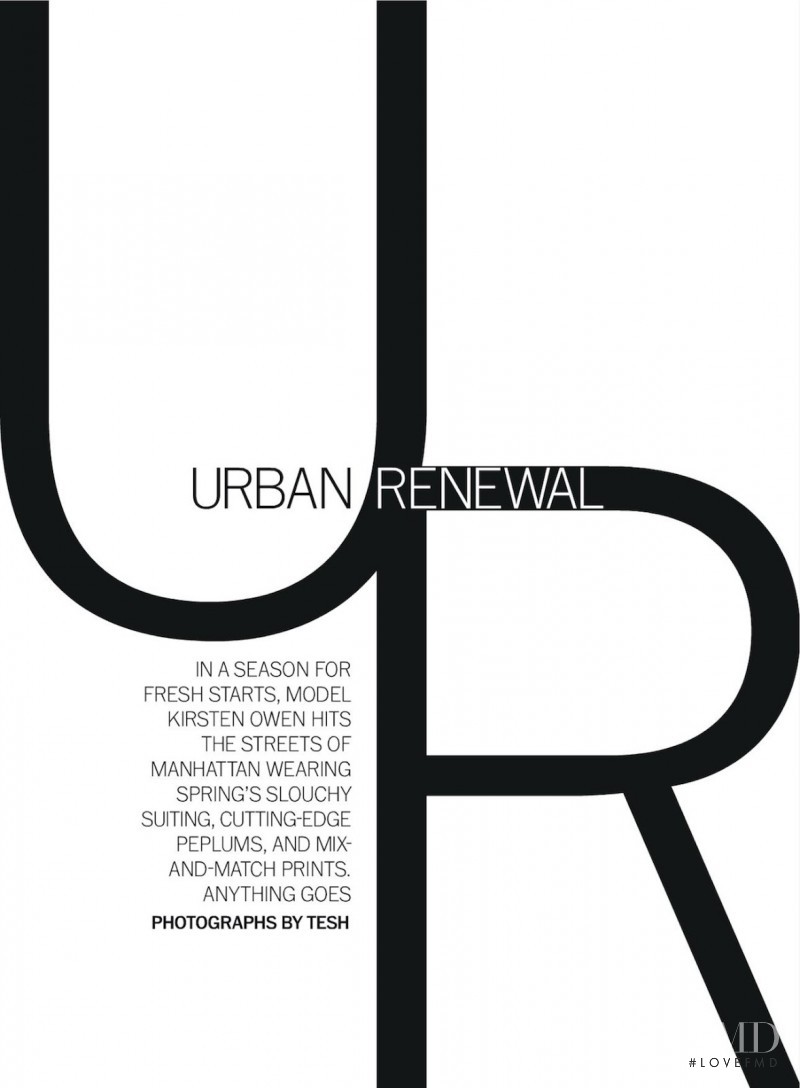Urban Renewal, March 2013