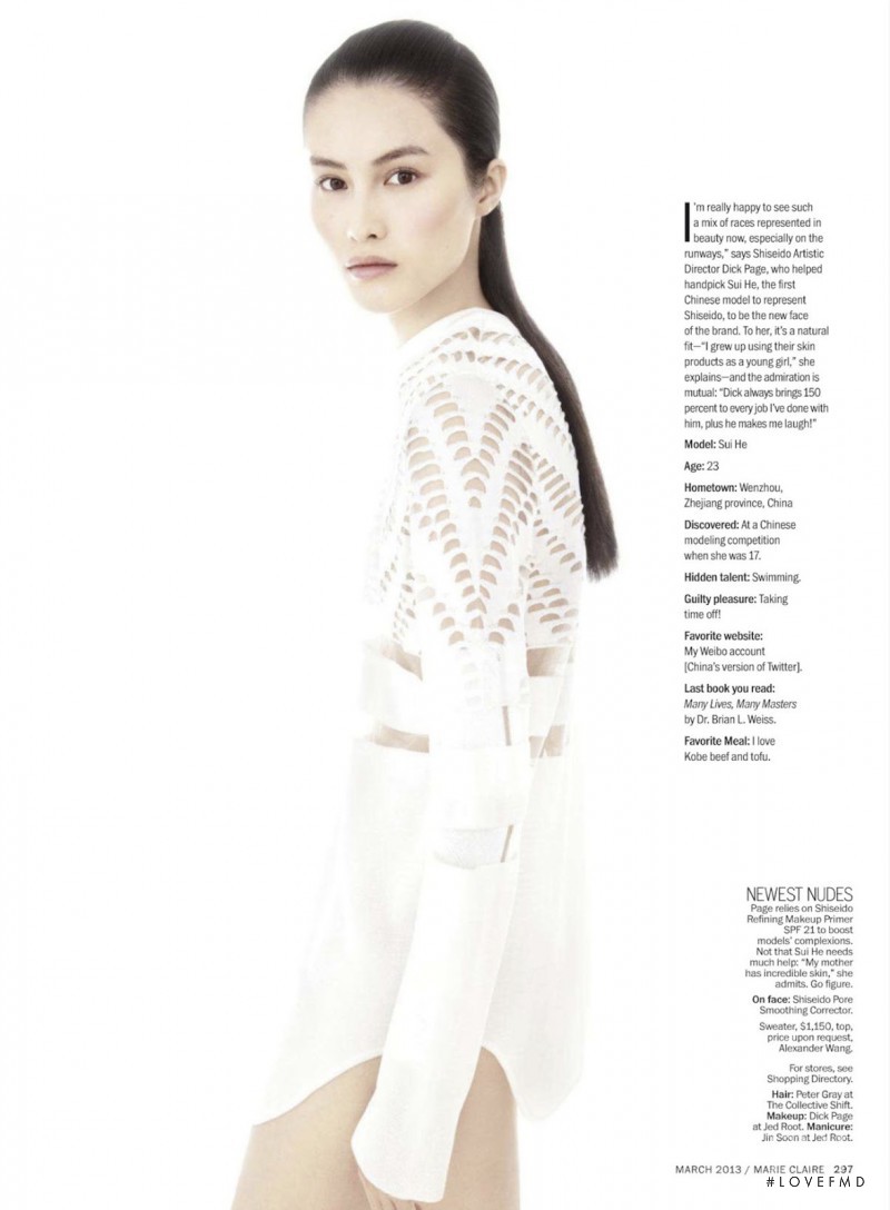 Sui He featured in Spring Forward, March 2013