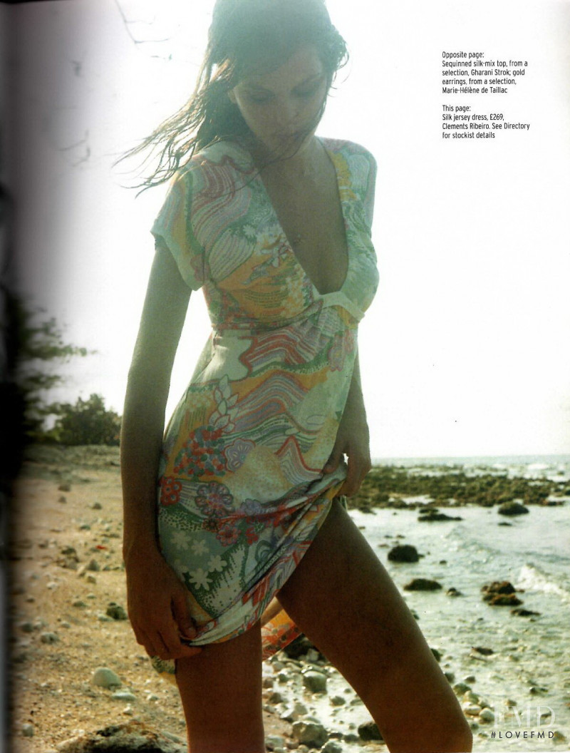 Izabel Goulart featured in The Beach Is Back, July 2005