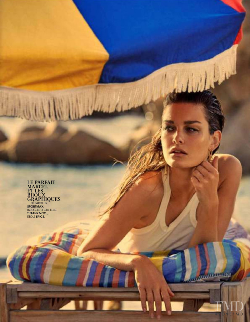 Ophélie Guillermand featured in Hits Plein Soleil, April 2021