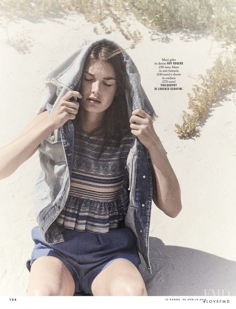 Ophélie Guillermand featured in Sabbia rovente, April 2019