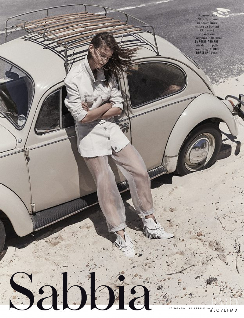 Ophélie Guillermand featured in Sabbia rovente, April 2019