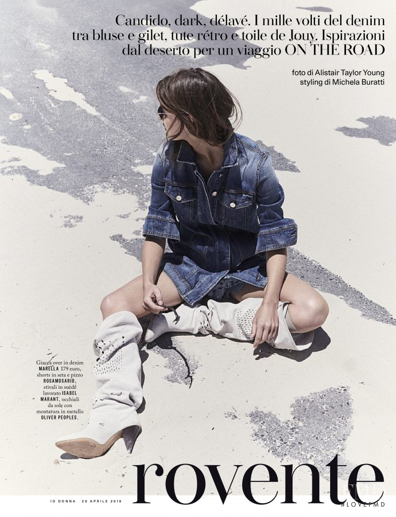 Ophélie Guillermand featured in Sabbia rovente, April 2019