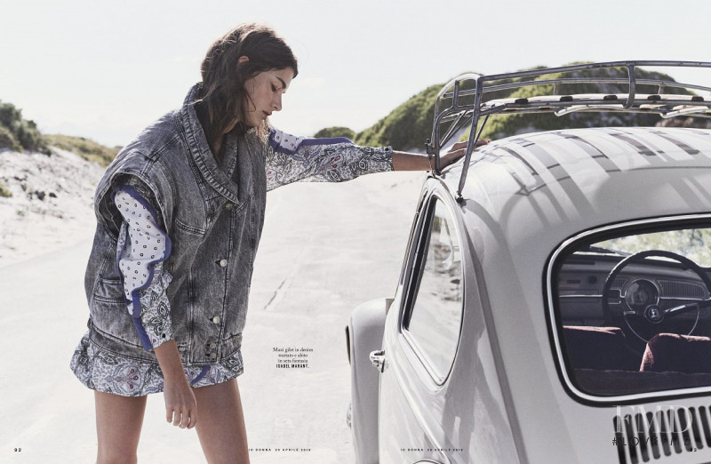 Ophélie Guillermand featured in Sabbia rovente, April 2019