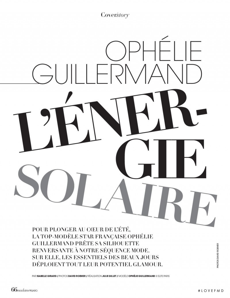 Ophelie Guillermand L\'energie Solaire, June 2018