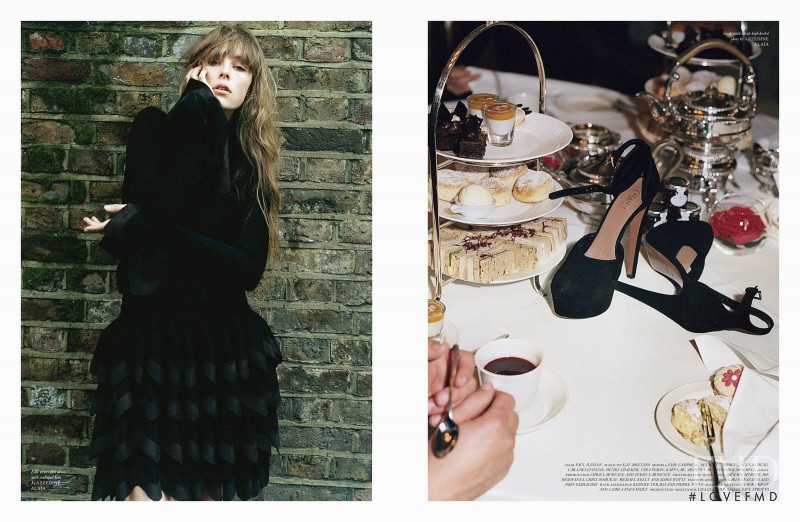 Edie Campbell featured in Hip Hip Hooray, January 2013
