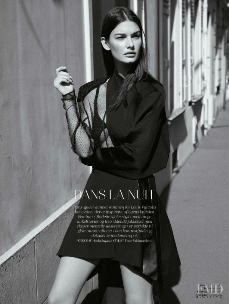 Ophélie Guillermand featured in Dans La Nuit, June 2017