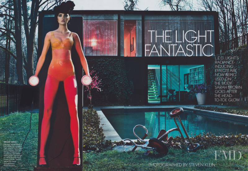 Caroline Trentini featured in The Light Fantastic, July 2011