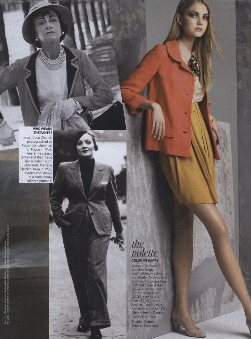 Caroline Trentini featured in Power Shift: À Tout de Suit, March 2007