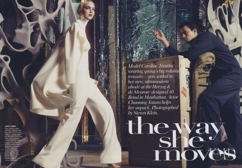 Caroline Trentini featured in The Way She Moves, March 2008