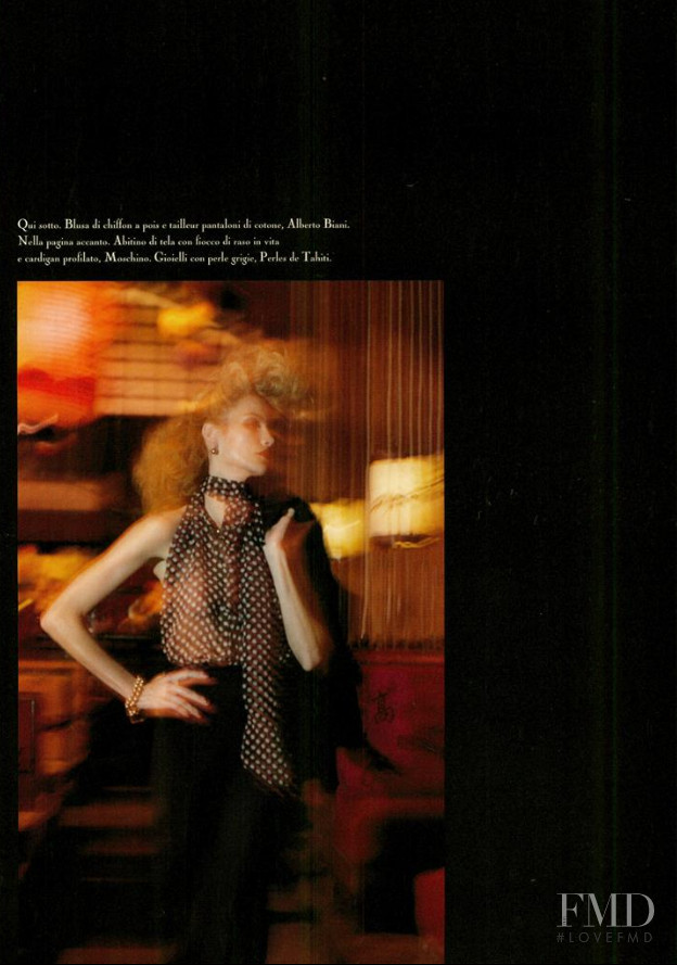 Caroline Trentini featured in Madame, March 2005