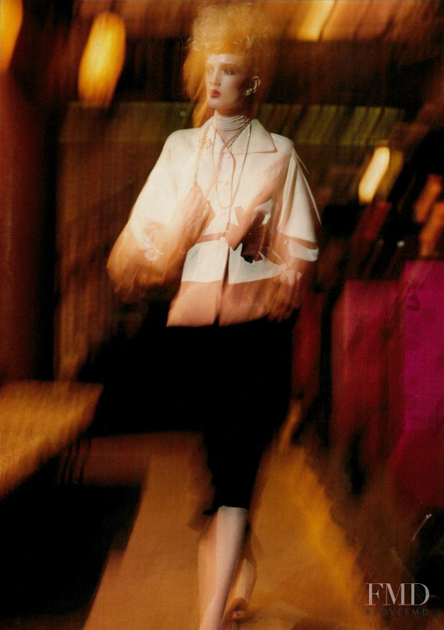 Lily Donaldson featured in Madame, March 2005