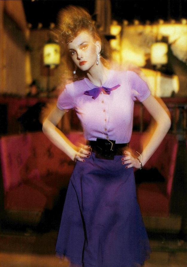 Caroline Trentini featured in Madame, March 2005