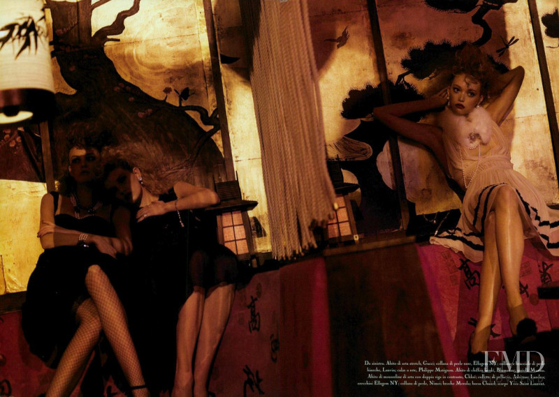 Missy Rayder featured in Madame, March 2005