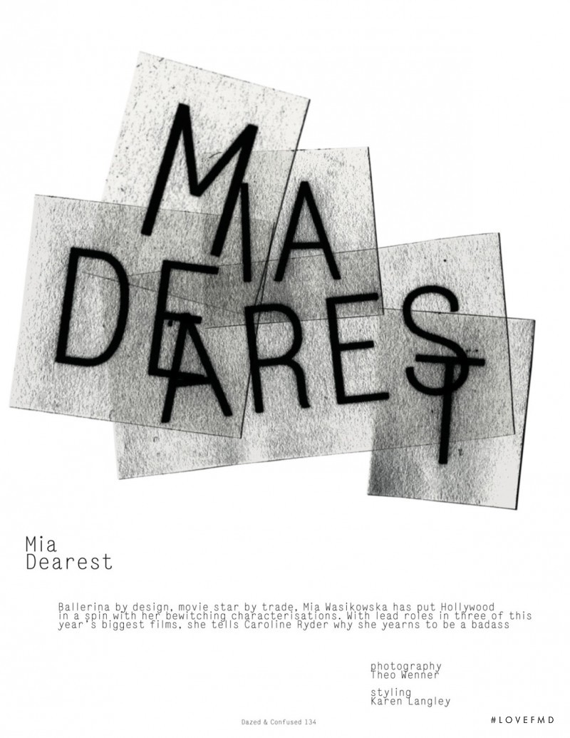 Mia Dearest, March 2013