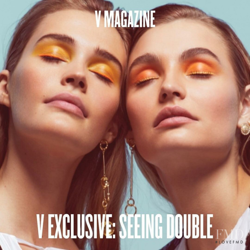 Roosmarijn de Kok featured in V Exclusive: Seeing Double, January 2019