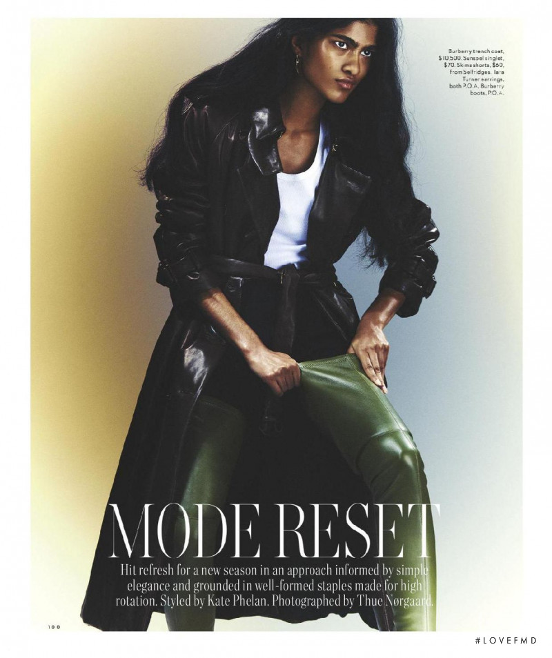Ashley Radjarame featured in Mode Reset, August 2022