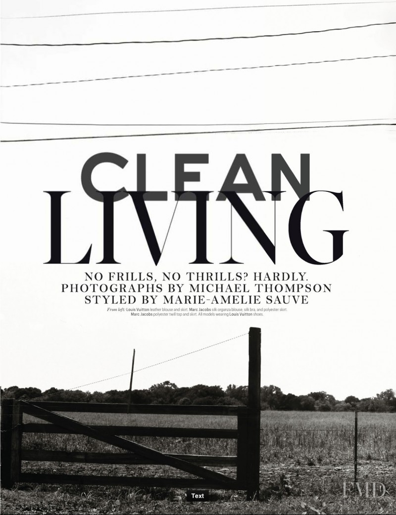 Clean Living, March 2013