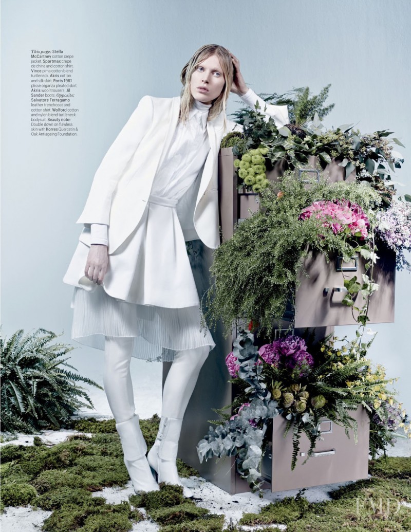 Iselin Steiro featured in The Whites Of Spring, March 2013