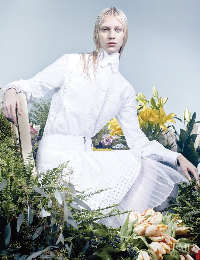Juliana Schurig featured in The Whites Of Spring, March 2013